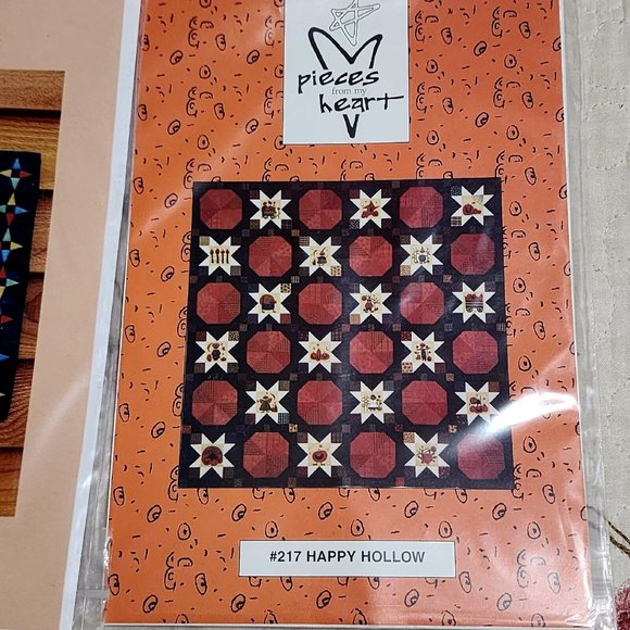 Variety Lot of 4 Quilt Patterns Mixed Templates - Picture 3 of 7